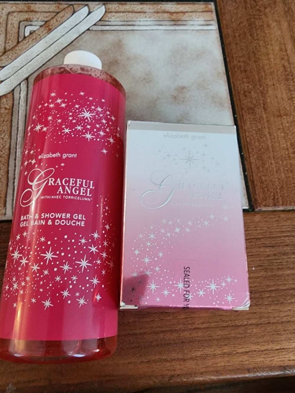 Elizabeth Grant Graceful Angel Bath & Shower Gel And Perfum NEW SEALED